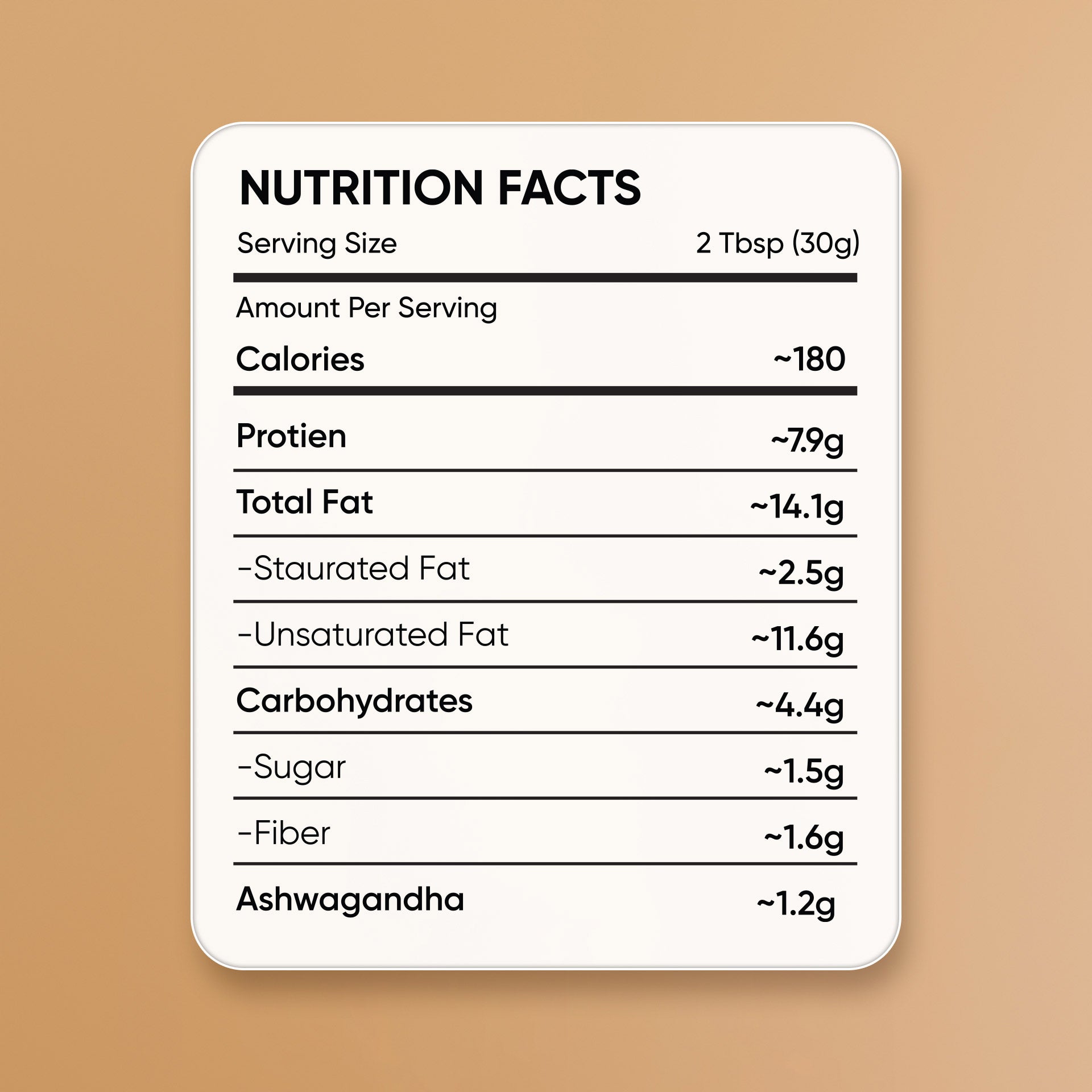 Ashwagandha Peanut Butter